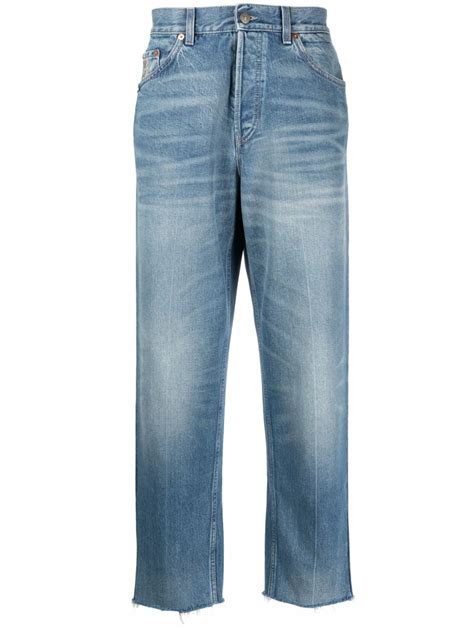 gucci low rise jeans|Gucci denim jeans.